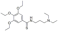 N-[3-(Diethylamino)propyl]-3,4,5-triethoxybenzothioamide 结构式