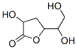 5-(1,2-dihydroxyethyl)-3-hydroxy-oxolan-2-one 结构式