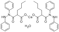 2-(anilino-phenyl-carbamoyl)hexanoic acid 结构式