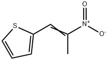 2-(2-ニトロ-1-プロペニル)チオフェン 化学構造式