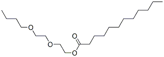 2-(2-butoxyethoxy)ethyl dodecanoate Structure