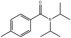 N,N-ジイソプロピル-4-メチルベンズアミド 化学構造式