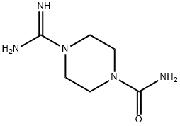 4-AMIDINOPIPERAZINE-1-CARBOXAMIDE Struktur
