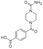 4-(4-CARBAMOYL-PIPERAZINE-1-CARBONYL)-BENZOIC ACID|4-(4-氨基甲酰基哌嗪-1-羰基)苯酸