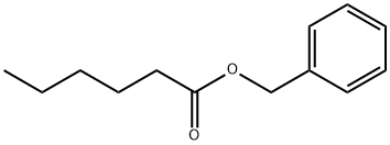 ヘキサン酸フェニルメチル 化学構造式