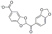 benzo[1,3]dioxole-5-carbonyl benzo[1,3]dioxole-5-carboxylate Struktur