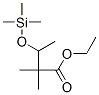 2,2-Dimethylbutanoic acid, 3-trimethylsilyloxy-, ethyl ester Struktur