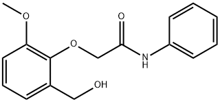 2-[2-(hydroxymethyl)-6-methoxyphenoxy]-N-phenylacetamide Structure