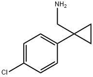 1-[1-(4-氯苯)环丙基]甲胺 结构式