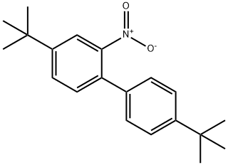 4,4'-di-tert-butyl-2-nitrobiphenyl Structure