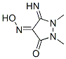 3,4-Pyrazolidinedione,  5-imino-1,2-dimethyl-,  4-oxime|