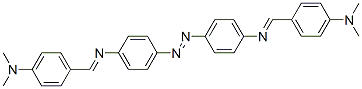 4,4'-Azobis[N-[[4-(dimethylamino)phenyl]methylene]benzenamine] Structure