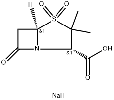 Sulbactam sodium Struktur