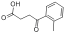 4-(2-メチルフェニル)-4-オキソ酪酸 化学構造式
