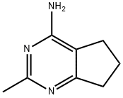 5H-Cyclopentapyrimidin-4-amine, 6,7-dihydro-2-methyl- (9CI) Struktur