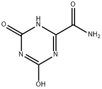 1,4,5,6-テトラヒドロ-4,6-ジオキソ-1,3,5-トリアジン-2-カルボアミド 化学構造式