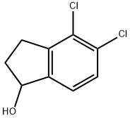 4,5-DICHLORO-2,3-DIHYDRO-1H-INDEN-1-OL Struktur