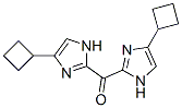 シクロブチル(1H-イミダゾール-2-イル)ケトン 化学構造式