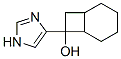 7-(1H-イミダゾール-4-イル)ビシクロ[4.2.0]オクタン-7-オール 化学構造式
