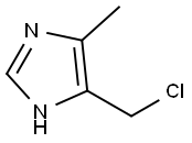 4-(クロロメチル)-5-メチル-1H-イミダゾール HYDROCHLORIDE 化学構造式