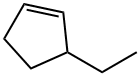 3-ETHYL-1-CYCLOPENTENE 结构式