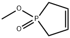 1-Methoxy-2,5-dihydro-1H-phosphole 1-oxide Struktur