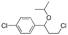 1-chloro-4-[3-chloro-1-(1-methylethoxy)propyl]benzene Struktur