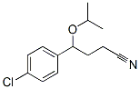 4-chloro-gamma-(1-methylethoxy)benzenebutyronitrile Structure