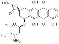 14-Hydroxy Carminomycin Struktur