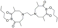 1,2-BIS(3,7-DIMETHYL-5-N-BUTOXY-1-AZA-5-BORA-4,6-DIOXOCYCL. Structure