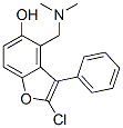 2-Chloro-4-(dimethylaminomethyl)-3-phenylbenzofuran-5-ol Structure