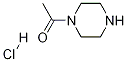Piperazine, 1-acetyl-, Monohydrochloride Structure