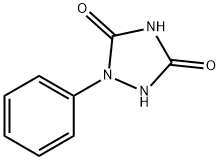 1-フェニル-1,2,4-トリアゾリジン-3,5-ジオン 化学構造式