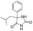 5-(2-methylpropyl)-5-phenyl-imidazolidine-2,4-dione 结构式