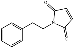 1-[2-(フェニル)エチル]-1H-ピロール-2,5-ジオン 化学構造式