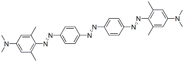 4,4'-[アゾビス(4,1-フェニレンアゾ)]ビス[N,N,3,5-テトラメチルベンゼンアミン] 化学構造式