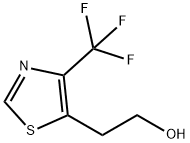 5-(2-HYDROXYETHYL)-4-(TRIFLUOROMETHYL)THIAZOLE 结构式