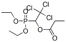 Propionic acid 2,2,2-trichloro-1-(diethoxyphosphinyl)ethyl ester|