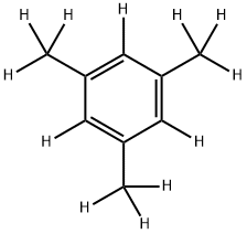 メシチレン-D12(重水素化率98%) 化学構造式