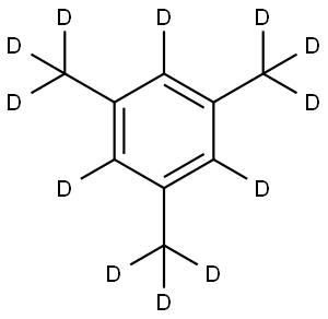 メシチレン-D12(重水素化率98%) 化学構造式