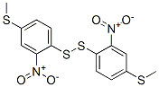 Bis[4-(methylthio)-2-nitrophenyl] persulfide 结构式