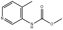 3-METHOXYCARBONYLAMINO-4-METHYLPYRIDINE Structure