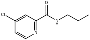N-プロピル4-クロロピコリンアミド 化学構造式
