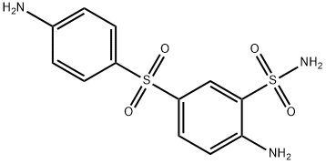 2-Amino-5-(4-aminophenylsulfonyl)benzenesulfonamide 结构式