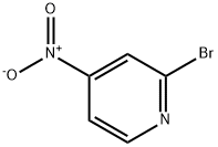 2-ブロモ-4-ニトロピリジン 化学構造式