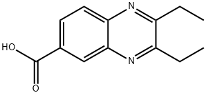2,3-二乙基喹喔啉-6-羧酸, 694506-87-1, 结构式