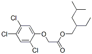 2-ethyl-4-methylpentyl (2,4,5-trichlorophenoxy)acetate 结构式