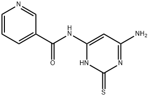 N-(6-Amino-2-thioxo-1,2-dihydro-pyrimidin-4-yl)-nicotinamide Struktur