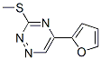 5-(2-Furyl)-3-(methylthio)-1,2,4-triazine Structure