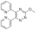 5,6-ジ(2-ピリジル)-3-メトキシ-1,2,4-トリアジン 化学構造式